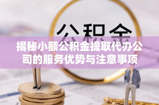 舟山揭秘小额公积金提取代办公司的服务优势与注意事项