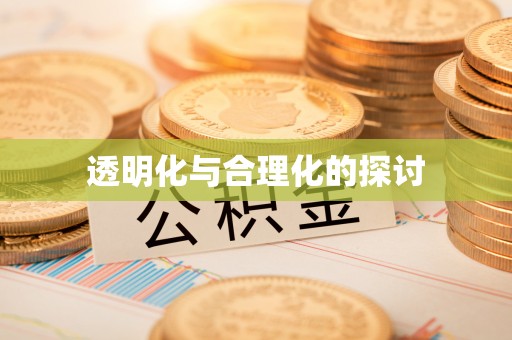 湖州透明化与合理化的探讨