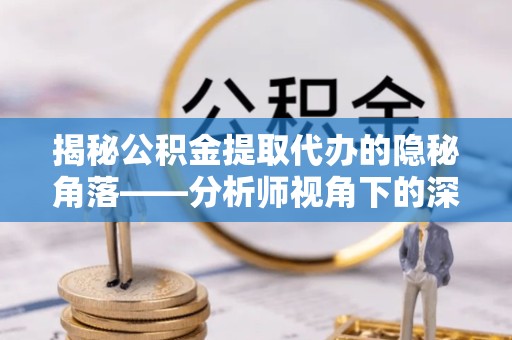 资阳揭秘公积金提取代办的隐秘角落——分析师视角下的深度解读