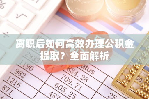 甘孜州离职后如何高效办理公积金提取？全面解析