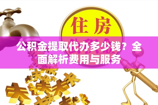 资阳公积金提取代办多少钱？全面解析费用与服务